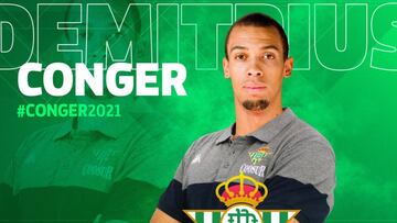 El alero estadounidense Conger, octavo refuerzo del Betis