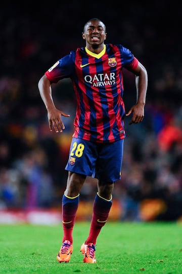 Adama Traoré debuta como jugador del FC Barcelona ante el Granada CF el 23 de noviembre de 2013.