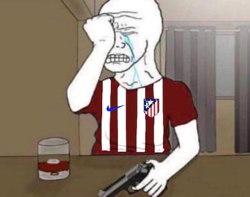 La derrota del Atltico, protagonista de los memes de la jornada