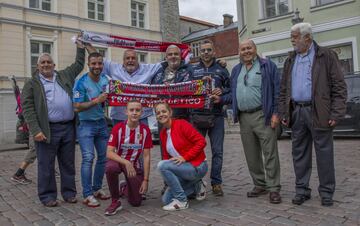 Ambiente previo en Tallín antes de la final de la Supercopa