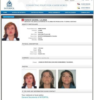 Detención de Liliana Pardo: dónde ha sido capturada y de qué cargos pueden acusarla