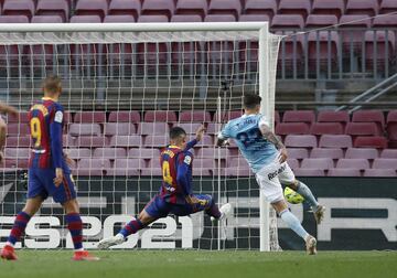 1-2. Santi Mina marca el segundo gol.