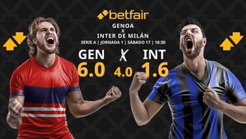 Genoa CFC vs. Inter de Milán: horario, TV, pronósticos y clasificación