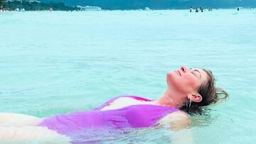 “Acá se usa para Año Nuevo vestirse de rojo, nos pusimos algo rojo en vez del calzón amarillo y nos abrazamos”