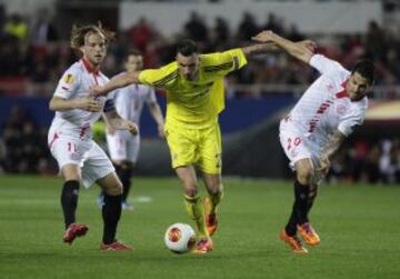 Sevilla-Maribor. Rakitic, Dervisevic y Vitolo.