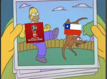 Los memes que se burlan de la eliminación de Chile