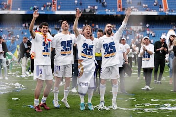 Tras 2017 y 2020, en 2022 Asensio celebró su tercera liga como madridista.