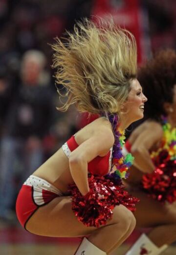 Cheerleader de los Chicago Bulls.