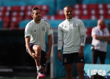 Koke y Thiago Alcántara.