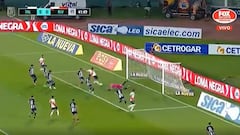 Con uno menos pero River golpeó con este gol de Rojas