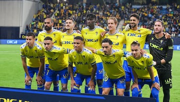 10/12/23 PARTIDO PRIMERA DIVISION CADIZ - OSASUNA ONCE DEL CADIZ