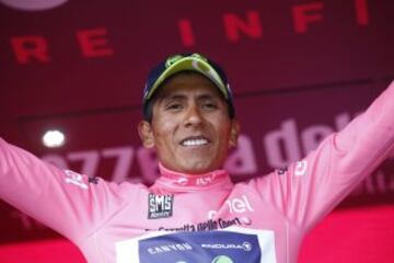 Nairo se viste de rosa: Líder del Giro en el centenario