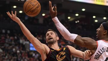Kevin Love, ante Toronto Raptors.
