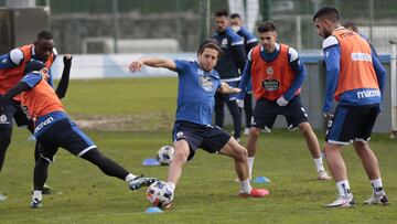 Entrenamiento Deportivo de La Coru&ntilde;a. keko, rayco