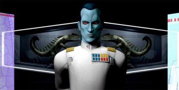 Grand Admiral Thrawn in Star Wars: Rebels.