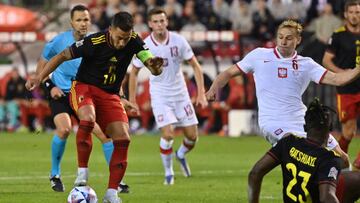 Hazard, ante Polonia.