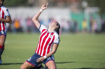 La goleadora de esta temporada para Chivas Femenil es Norma Palafox, y hoy cumple 20 años de edad. Con 5 goles en el Apertura 2018, la sigue rompiendo en la Liga MX Femenil.