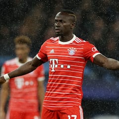 Sadio Mané and Leroy Sané clash after Bayern Munich’s Champions League defeat to Manchester City