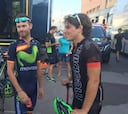 Aleix Espargaró y Roberto Merhi entrenan con el Movistar