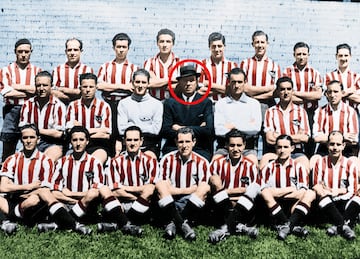 El mítico portero y entrenador español dirigió al Atlético Aviación entre 1939 y 1946. 