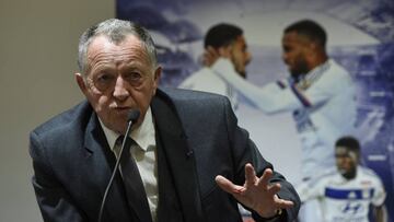 Jean-Michel Aulas, presidente del Olympique de Lyon.
