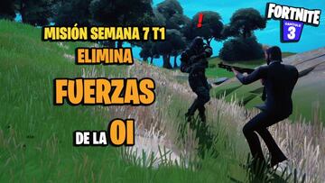 &iquest;D&oacute;nde encontrar fuerzas de la OI en Fortnite?