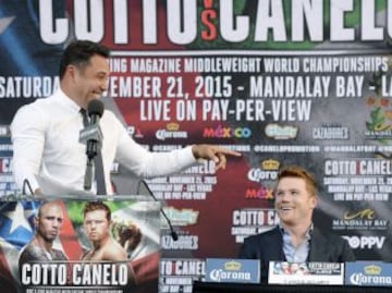 Así inció la promoción de la pelea Canelo-Cotto