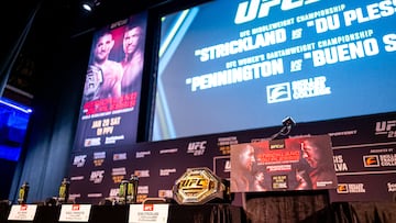 Ceremonia de pesaje del UFC 297.