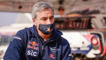 Carlos Sainz en el Dakar.