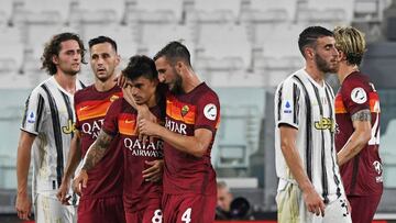 Juventus perdió 1-3 ante la Roma en la última fecha de la Serie A 2019/2020.