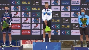 Stefan K¨¹ng se hace con su primer Europeo contrarreloj