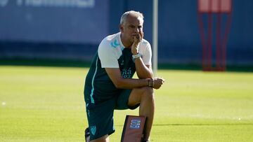Pellicer, durante un entrenamiento