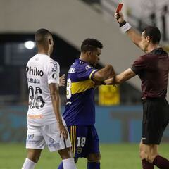 Fabra es expulsado en eliminación de Boca en Copa