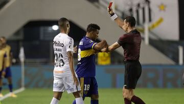 Fabra es expulsado en eliminación de Boca en Copa