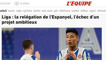 'L’Équipe': Espanyol, el fracaso de un ambicioso proyecto