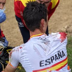 Ayuso abandona el Tour del Porvenir tras una dura caída