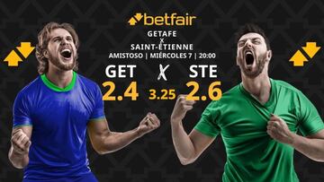 Getafe CF vs. AS Saint-Étienne: horario, dónde ver, pronósticos y estadísticas