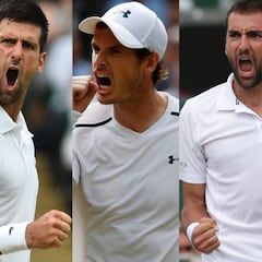 Federer, Djokovic, Murray y Cilic, en busca de las semifinales