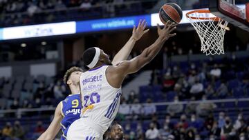 02/12/21 PARTIDO BALONCESTO BASKET
EUROLIGA EUROLEAGUE REGULAR SEASON ROUND 13
REAL MADRID BASKET - MACCABI
ROMAN SORKIN GUERSCHON YABUSELE