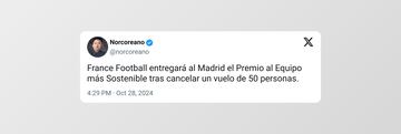 Los mejores memes del Balón de Oro 2024