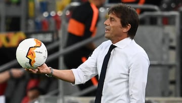 Conte, en un partido.