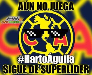 América mantuvo su invicto en la liga pero no en los memes