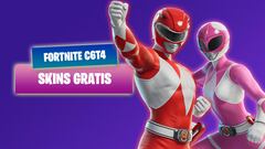 Consigue gratis dos skins de los Power Rangers en Fortnite participando en sus Copas hoy