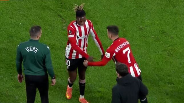 ¡Alarma en el Athletic! Nico Williams se fue cojeando