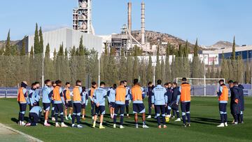 Entrenamiento del Levante.