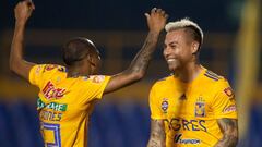 ¡Pared perfecta con Gignac! El golazo de Vargas en Tigres