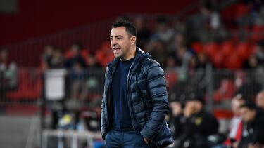 El entrenador del FC Barcelona, Xavi Hernández