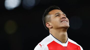 El atacante chileno del Arsenal, Alexis Sánchez.