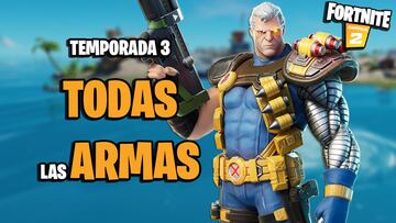 Fortnite Capítulo 2: todas las armas de la Temporada 3