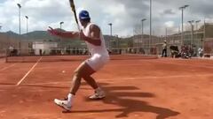 Con este cámara se ve mejor lo que es Nadal: puntazo ante Munar